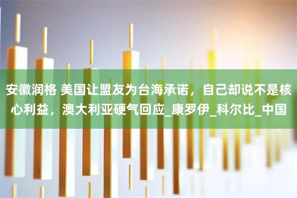 安徽润格 美国让盟友为台海承诺，自己却说不是核心利益，澳大利亚硬气回应_康罗伊_科尔比_中国